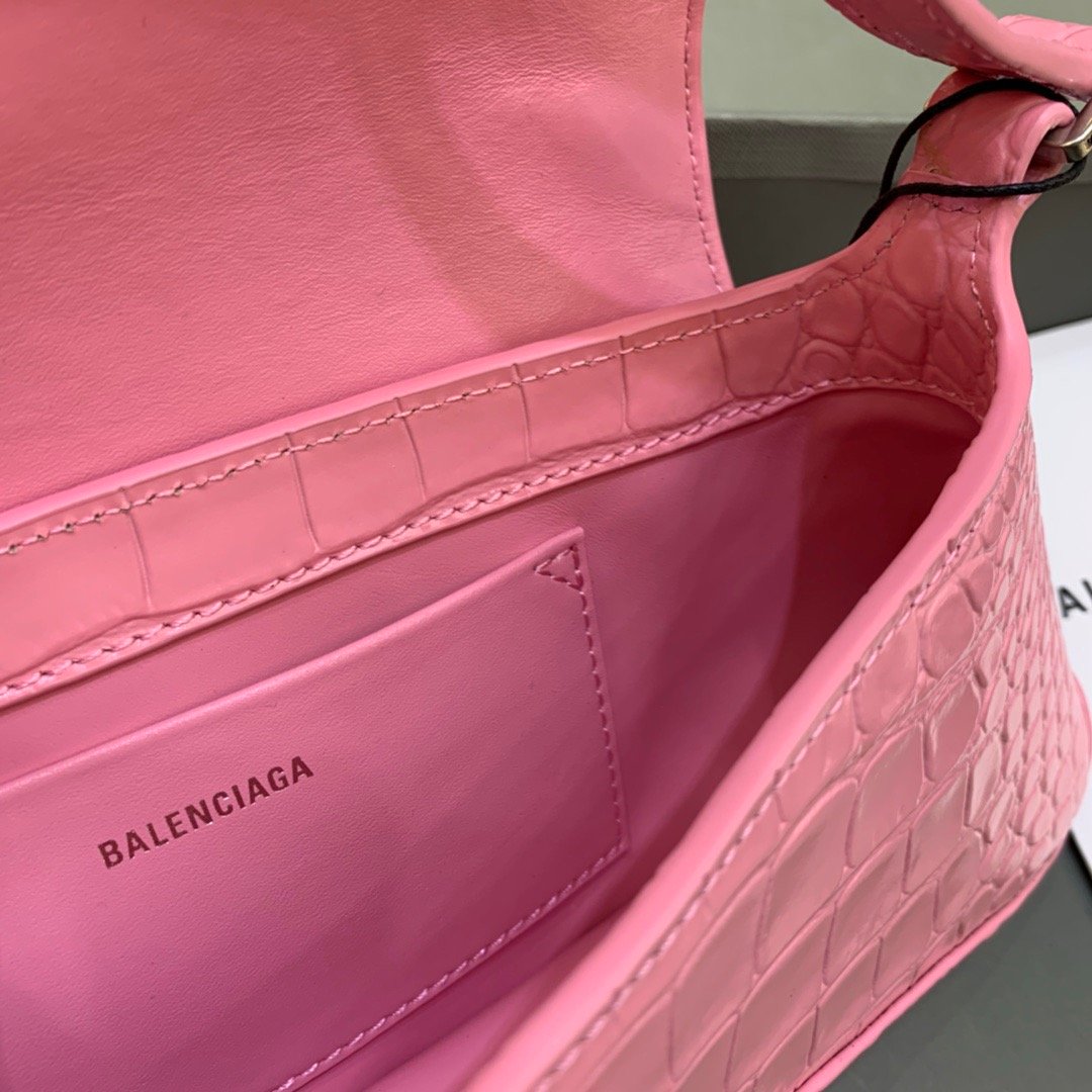 Balen XX Small Flap Bag Box Pink, For Women, Bags 10.6in/27cm 6956452108Y5812