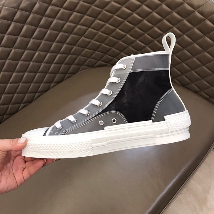 BL - DIR B23 Black and White HIGH-TOP SNEAKER