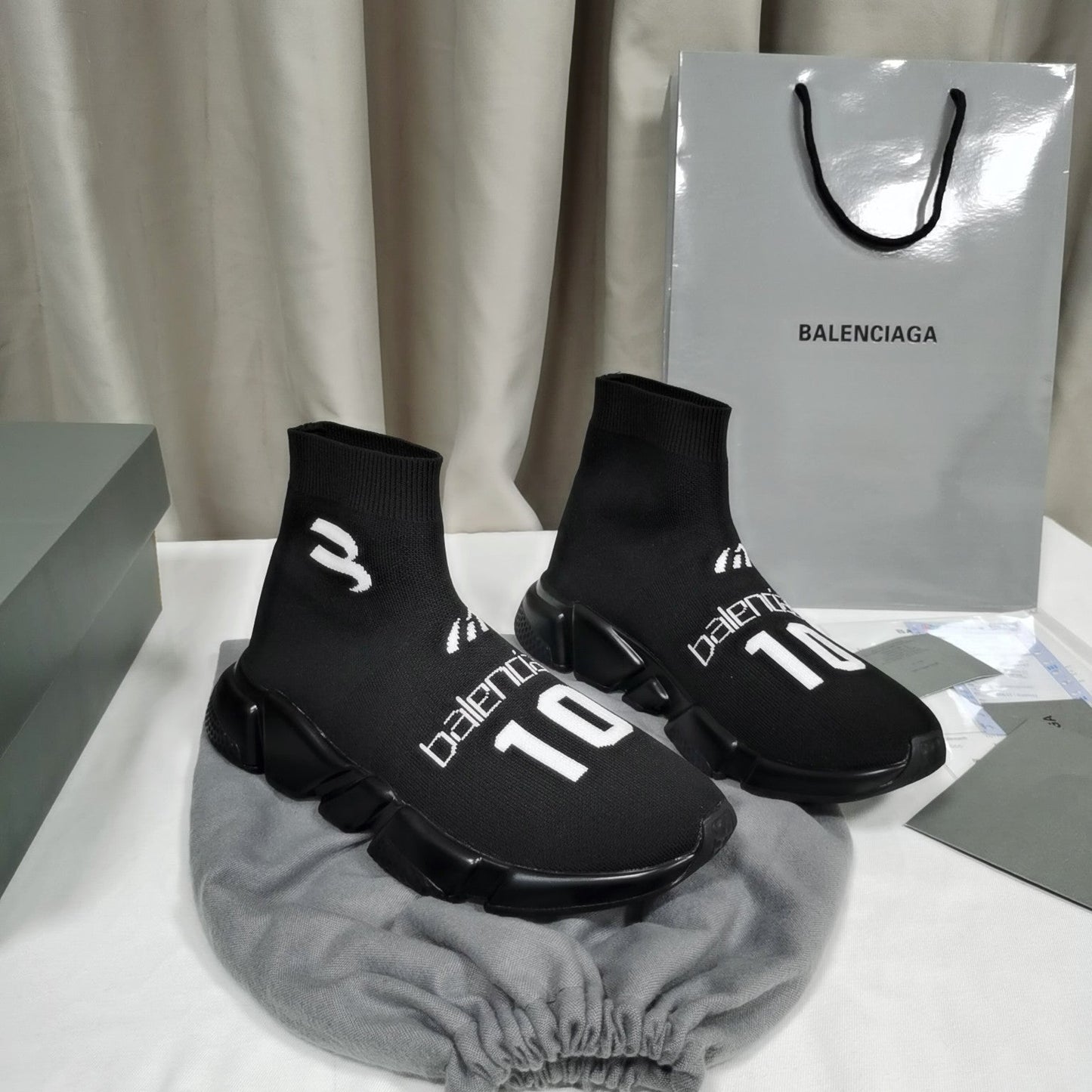 BL - Bla Speed Recycled Knit Sneakers Black