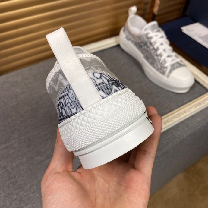 BL - DIR B23 White and Black LOW-TOP SNEAKER