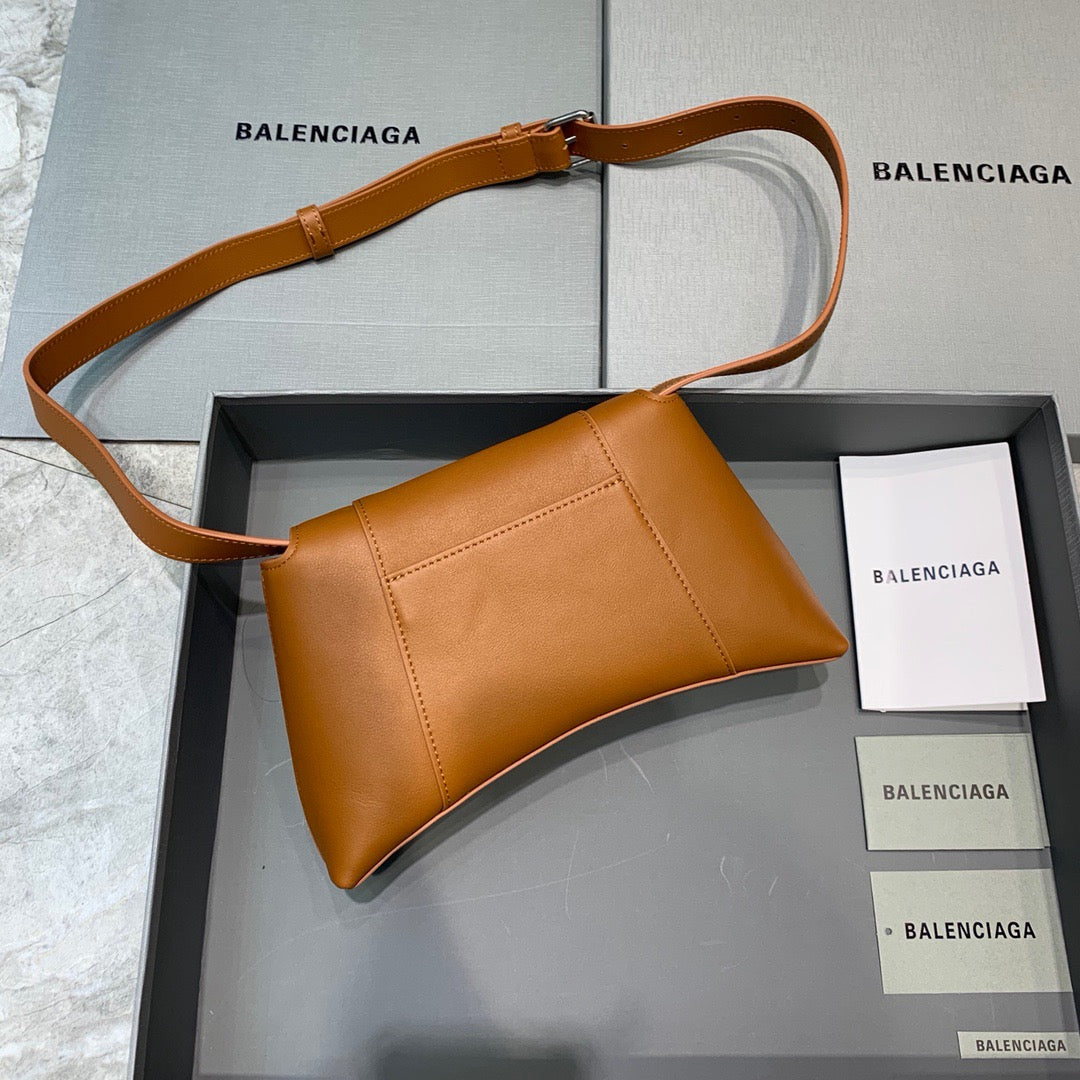 Balen Downtown XS Shoulder Bag In Brown, For Women, Bags 10in/25cm