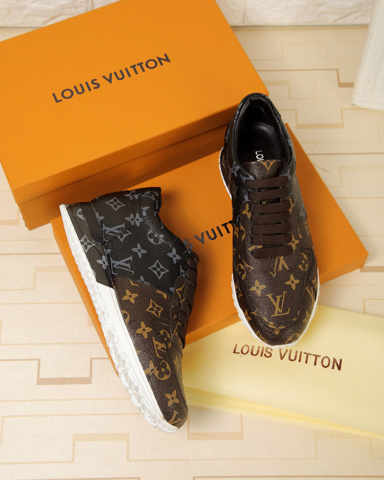 BL - LUV BLnogram Denim Brown Sneaker