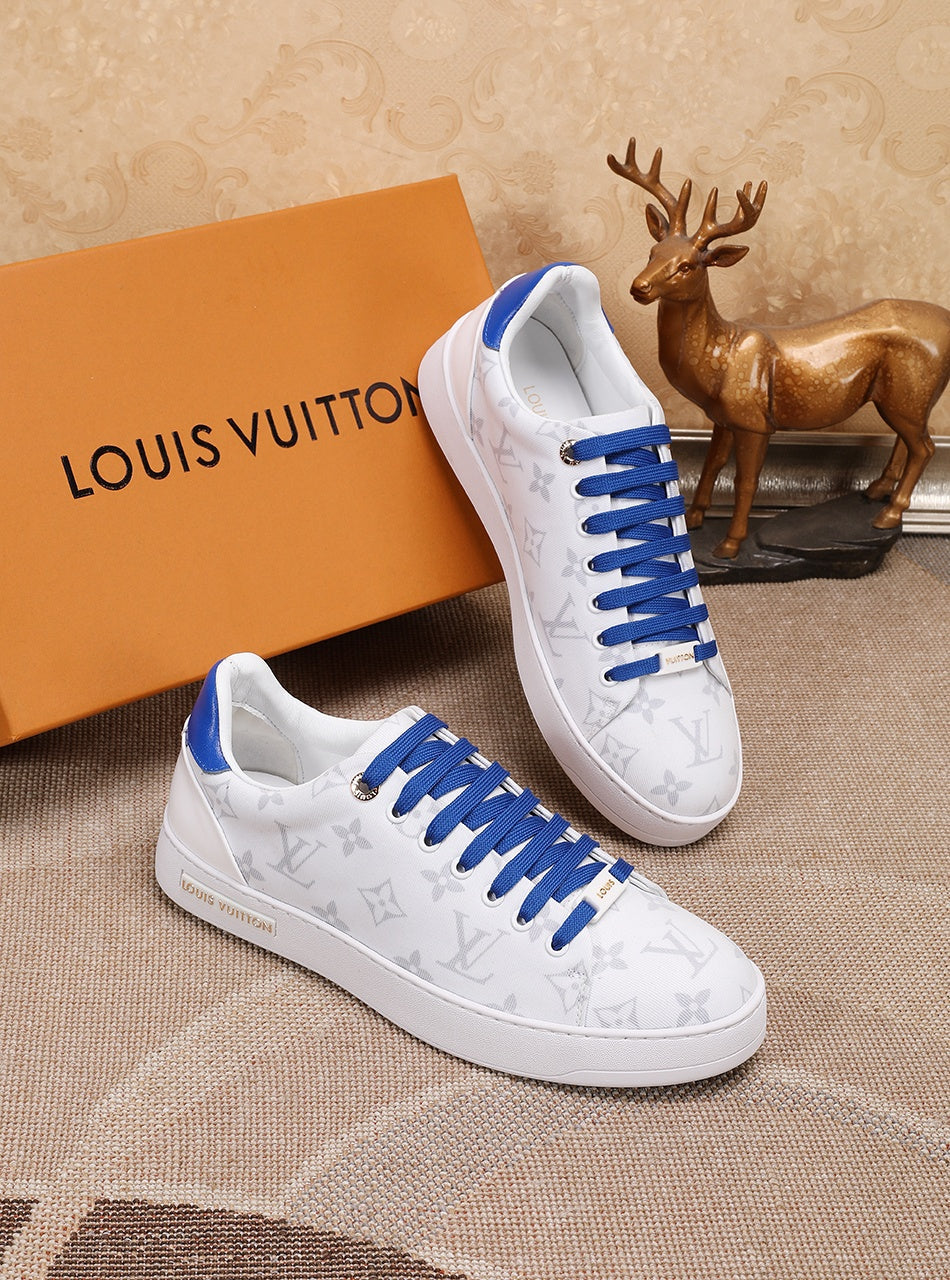 BL - LUV Time Out Blue And White Sneaker