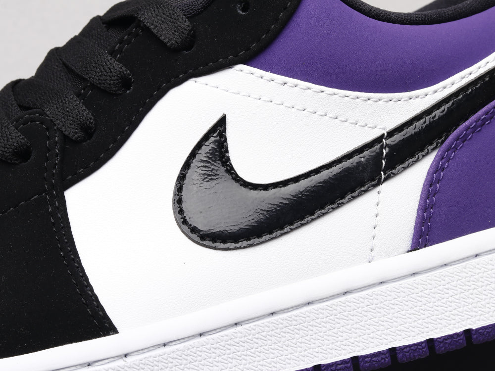 BL - AJ1 black and purple toes