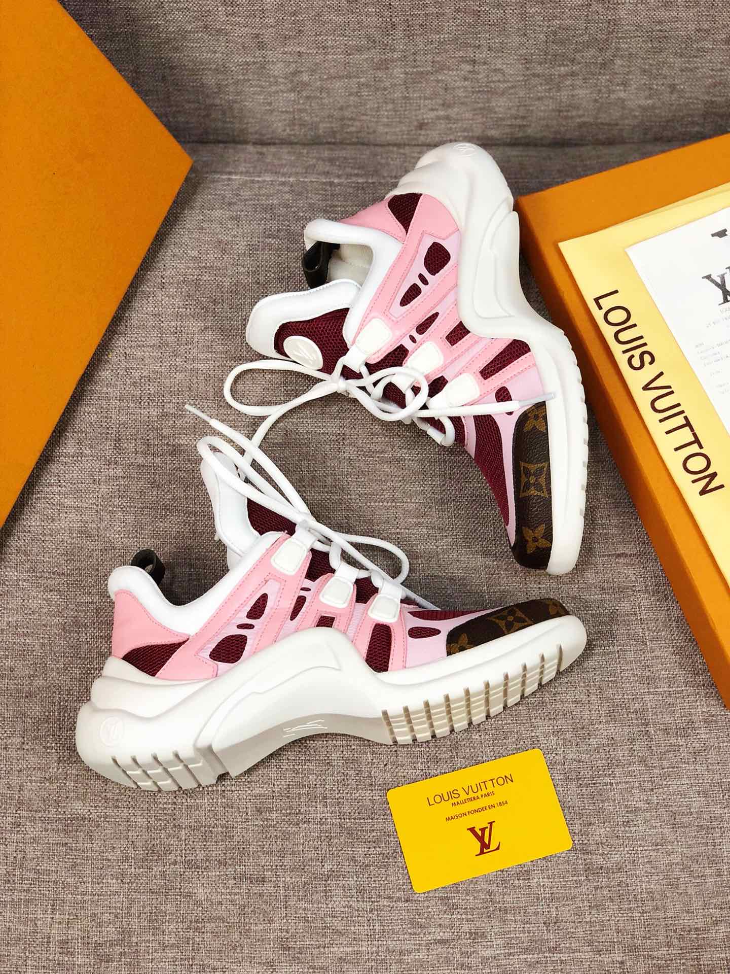 BL - LUV Archlight Pink Brown Sneaker