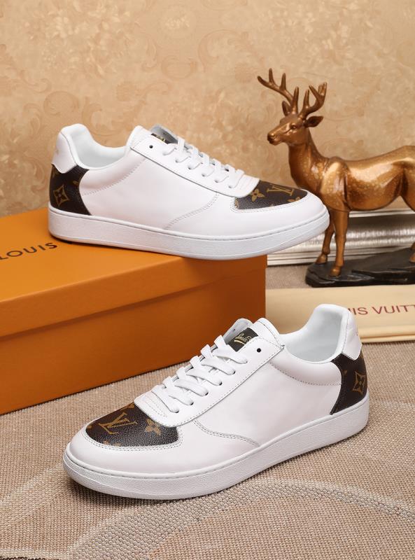 BL - LUV BLnogram Denim Brown and White Sneaker