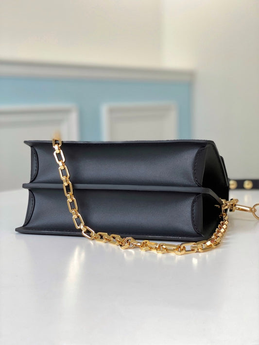 LV Dauphine MM Game On Monogram Canvas White For Women, Shoulder Bags 9.8in/25cm LV M57463