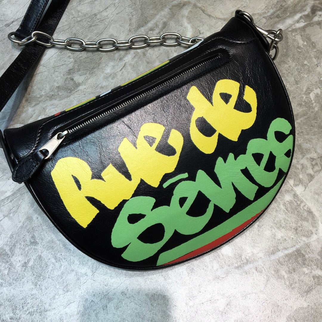 Balen Souvenir XS Belt Bag In Black, For Women, Bags 9.5in/24cm