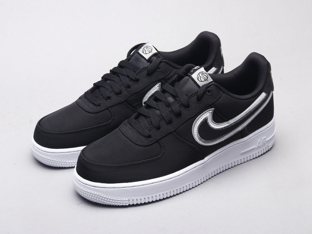 BL - AF1 Reverse Stitch Black & White