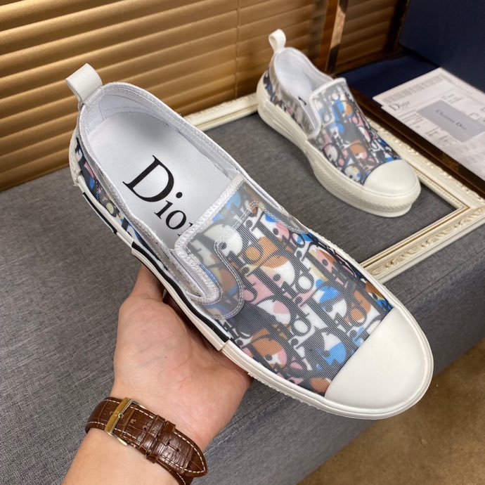 BL - DIR B23 Slip MultiColor And White LOW-TOP SNEAKER