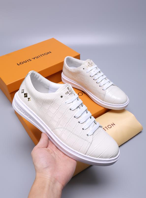 BL - LUV Alligator White Sneaker