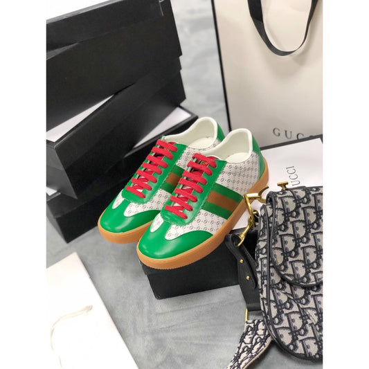 BL-GCI Screener Leather green Sneaker 091