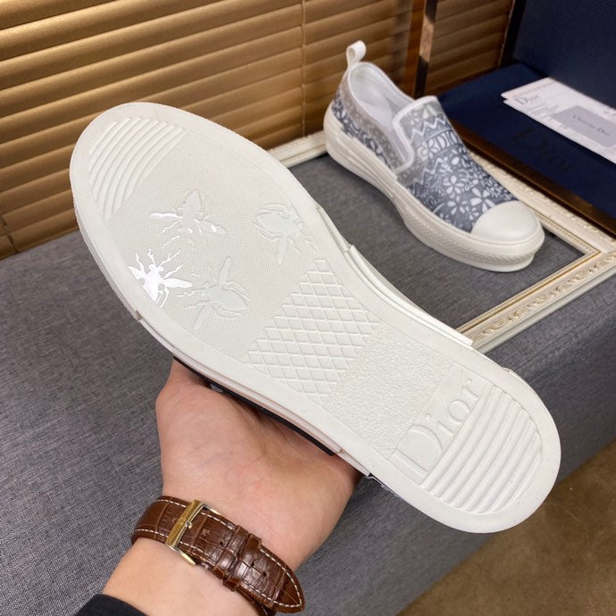 BL - DIR B23 Slip Blue And White LOW-TOP SNEAKER