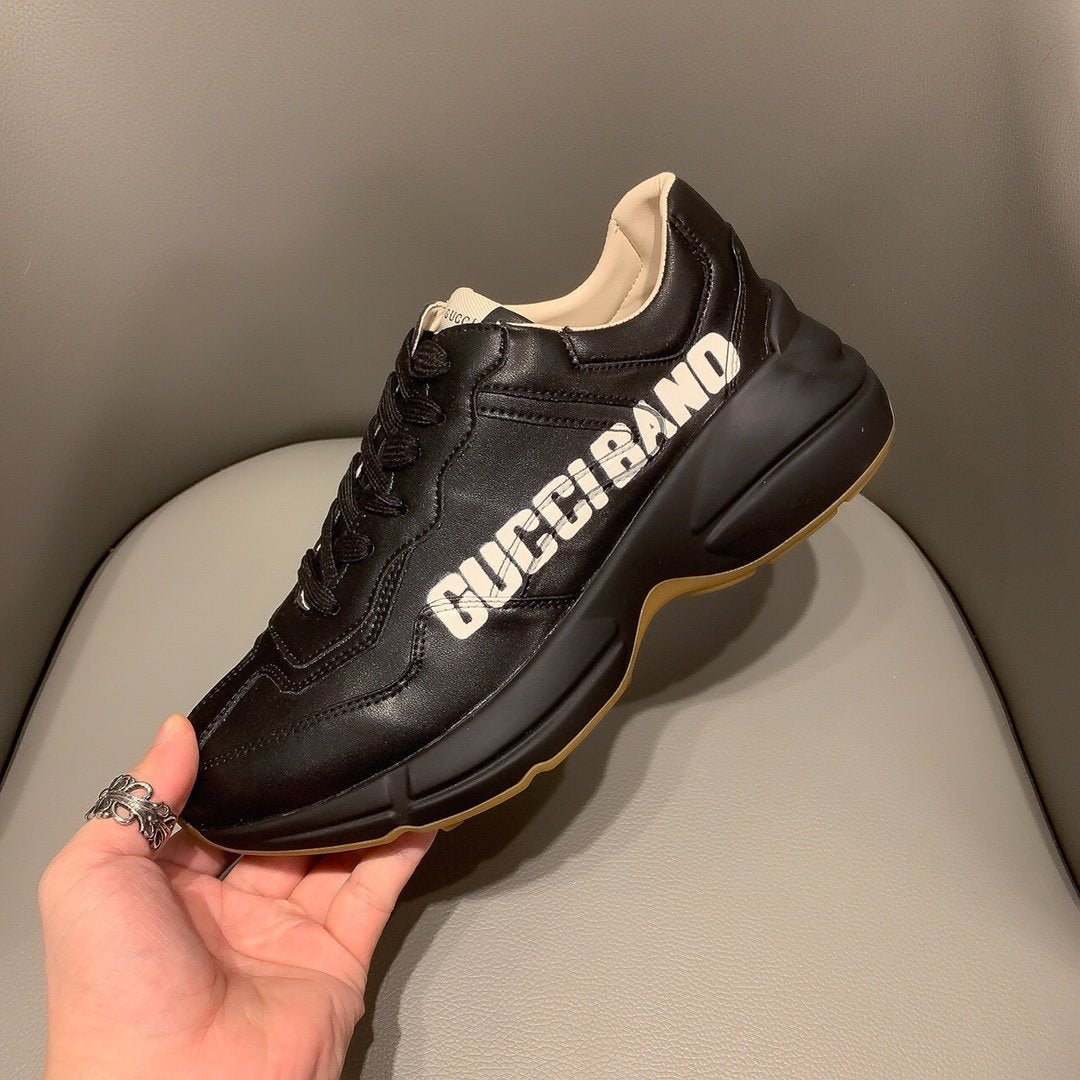 BL-GCI RHYTON VINTAGE TRAINER BAND BLACK SNEAKER 140