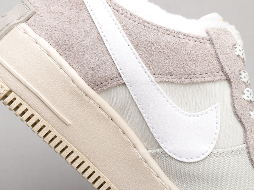 BL - AF1 Shadow gray and white deconstructed plus velvet