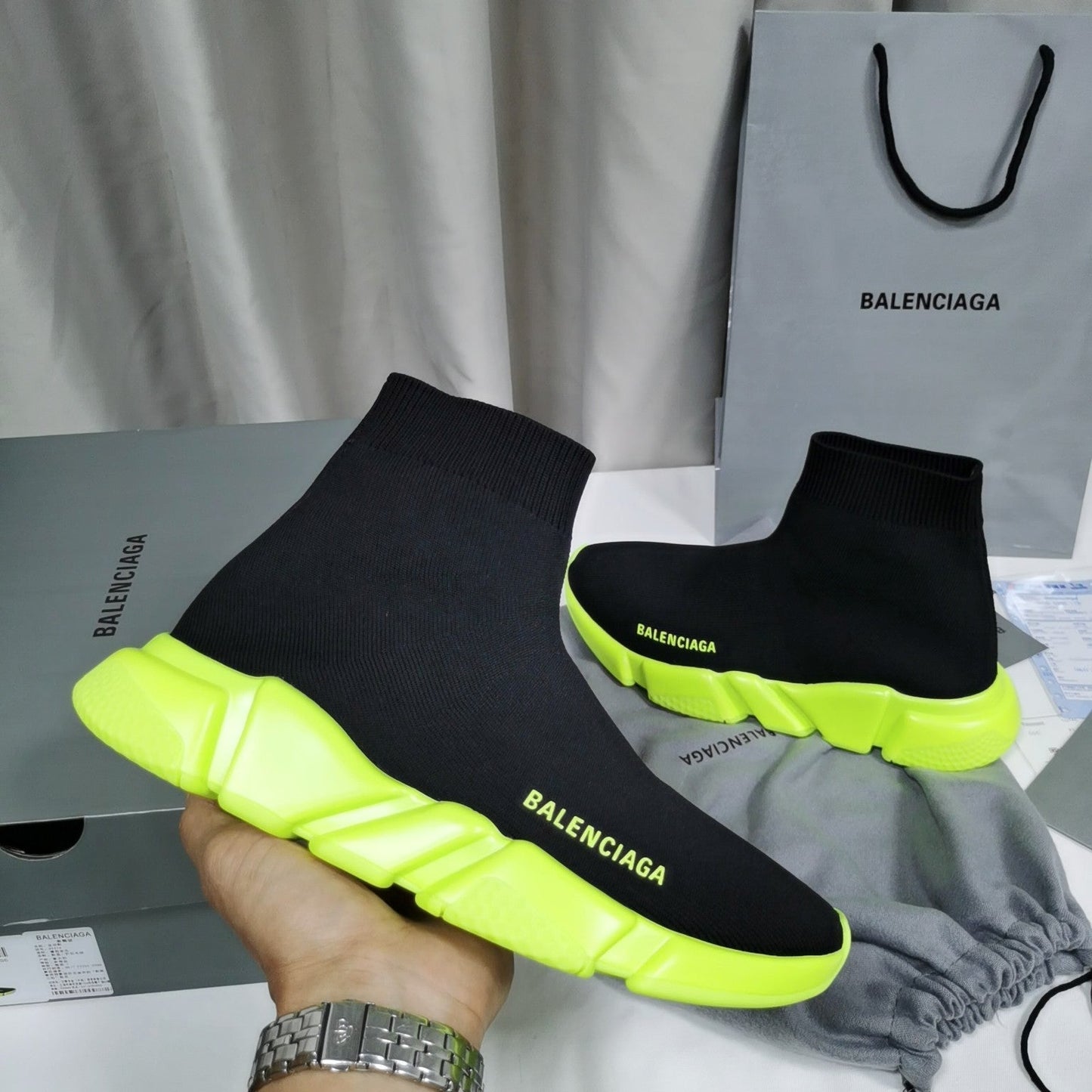 BL - Bla Speed Stretch Knit High Top