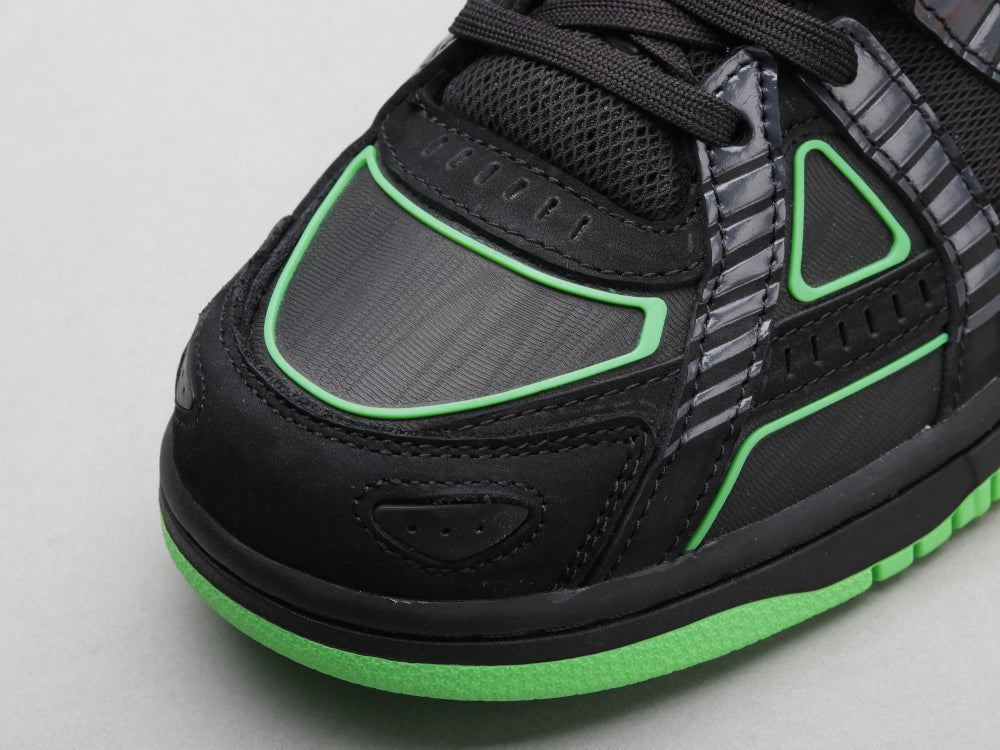 BL - OW x Rubber Dunk Black & Green