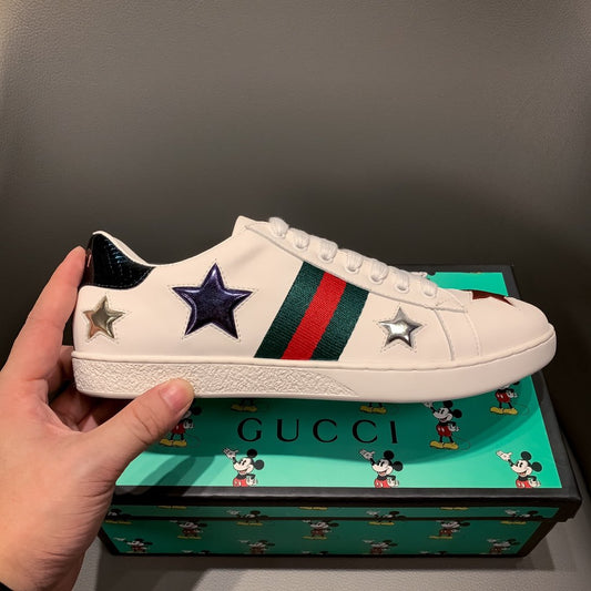 BL-GCI ACE LEATHER SNEAKER WITH STAR 109