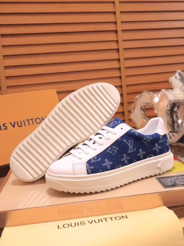 BL - LUV Time Out Brown Blue White Sneaker