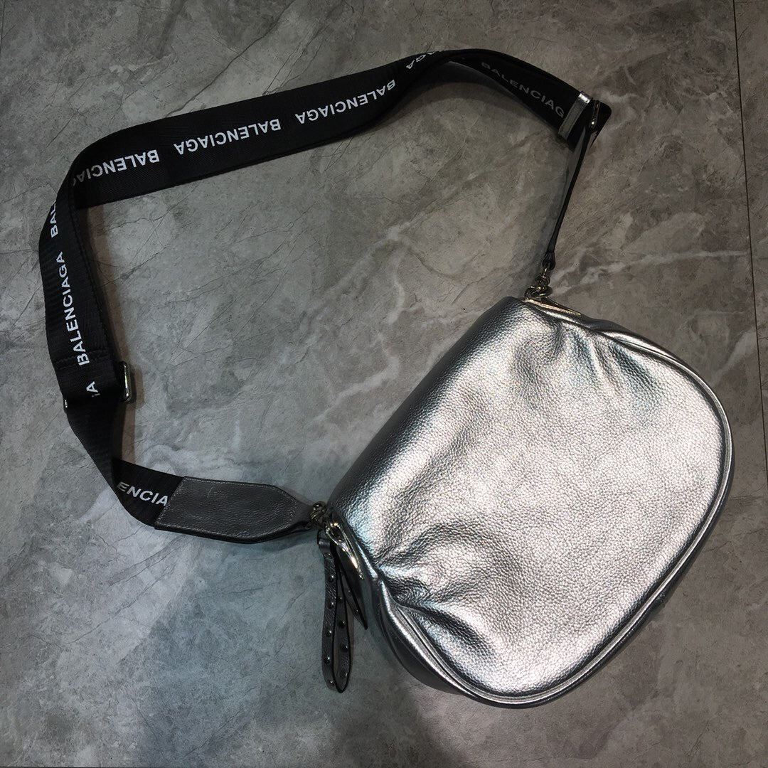 Balen Sling Bag In Sliver, For Women, Bags 9.1in/23cm