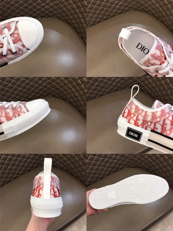 BL - DIR B23 Red Oblique LOW-TOP SNEAKER