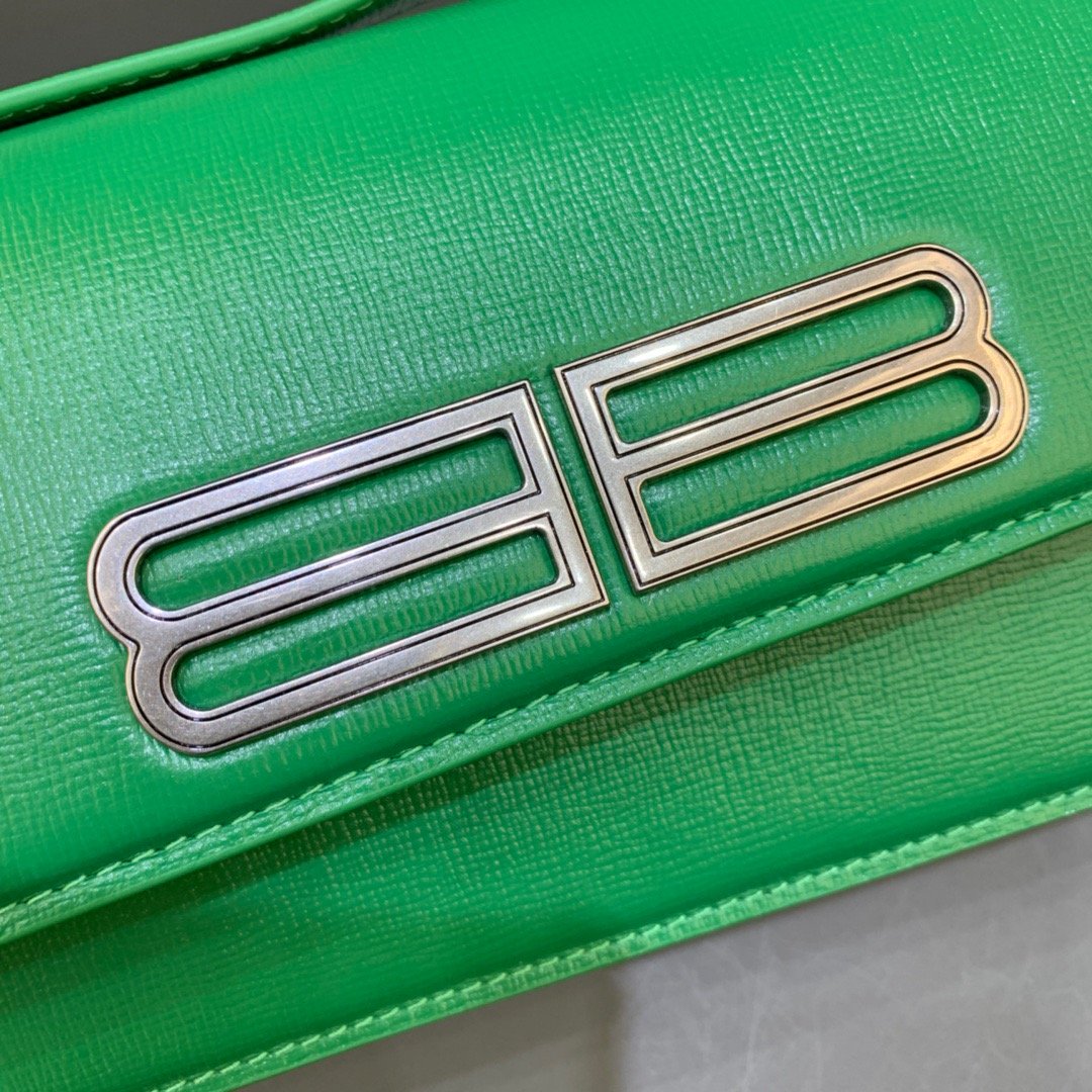 Balen Gossip Small Shoulder Bag Green, For Women, Bags 9.1in/23cm