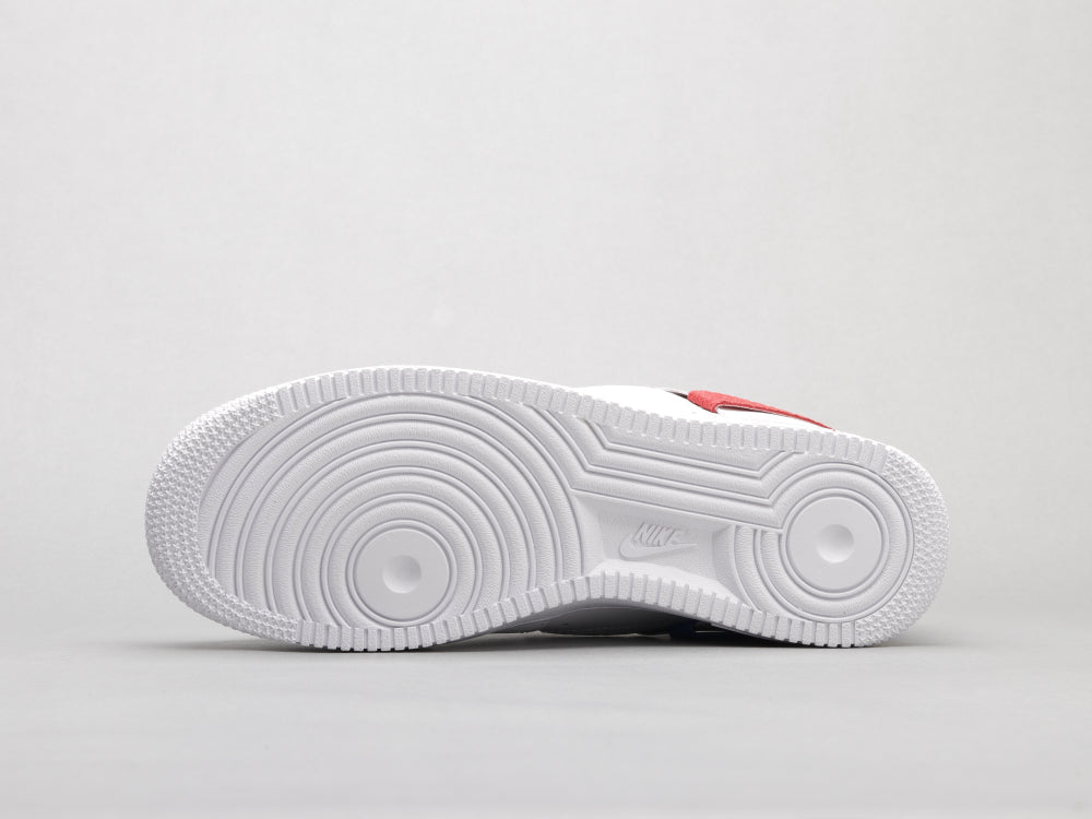 BL - AF1 White red blue snake pattern