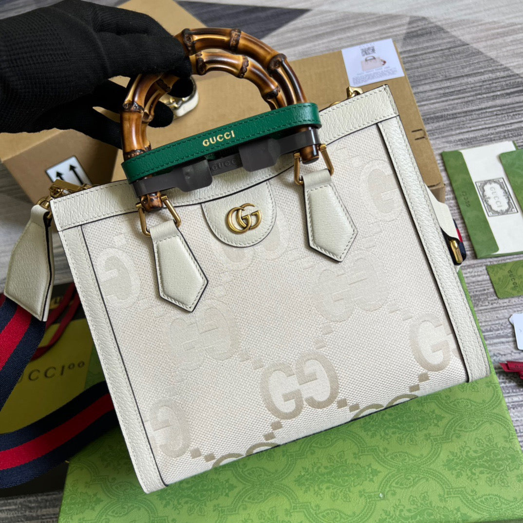 gg Diana Small gg Tote Bag White For Women, Women’s Bags 11in/27cm gg
