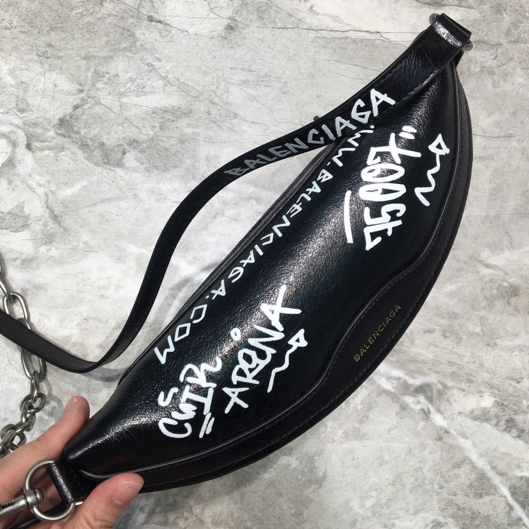 Balen Souvenir XS Belt Bag In Black, For Women, Bags 9.5in/24cm