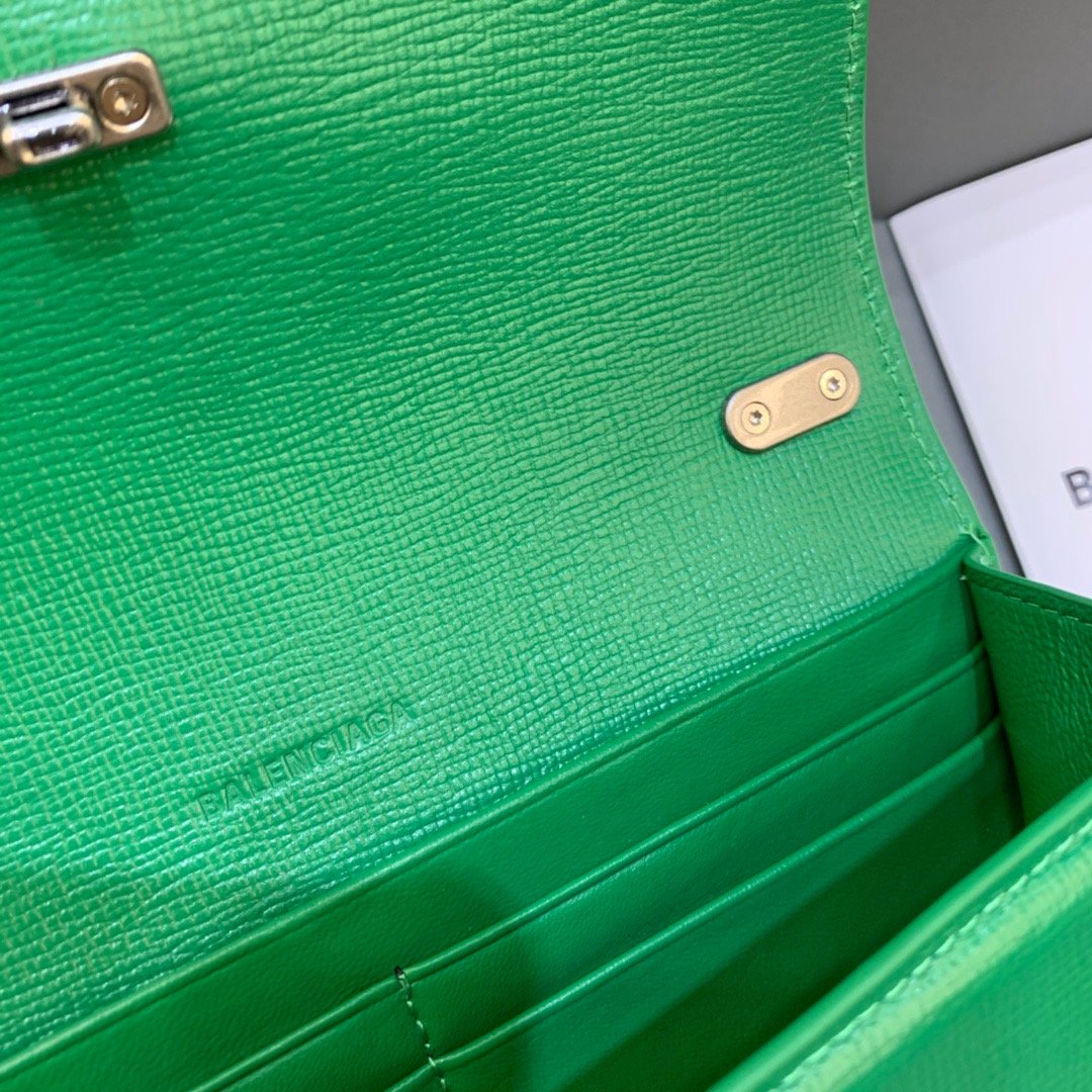Balen Gossip Small On Chain Shoulder Bag Green, For Women, Bags 7.4in/19cm