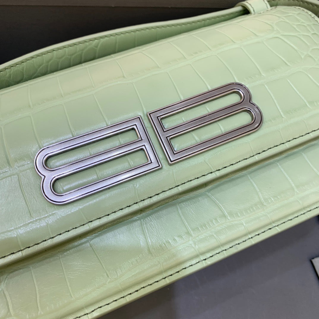 Balen Gossip Small Shoulder Bag Light Green, For Women, Bags 9.1in/23cm