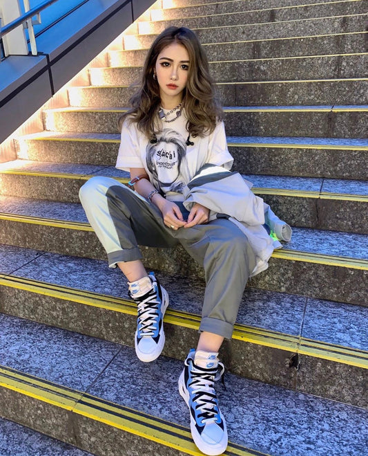 BL - NKE Blazer White Blue