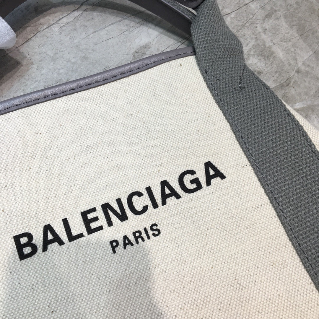 Balen Navy XS Tote Bag In Gray, For Women, Bags 12.6in/32cm