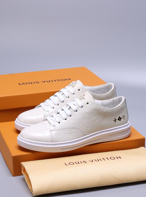 BL - LUV Alligator White Sneaker
