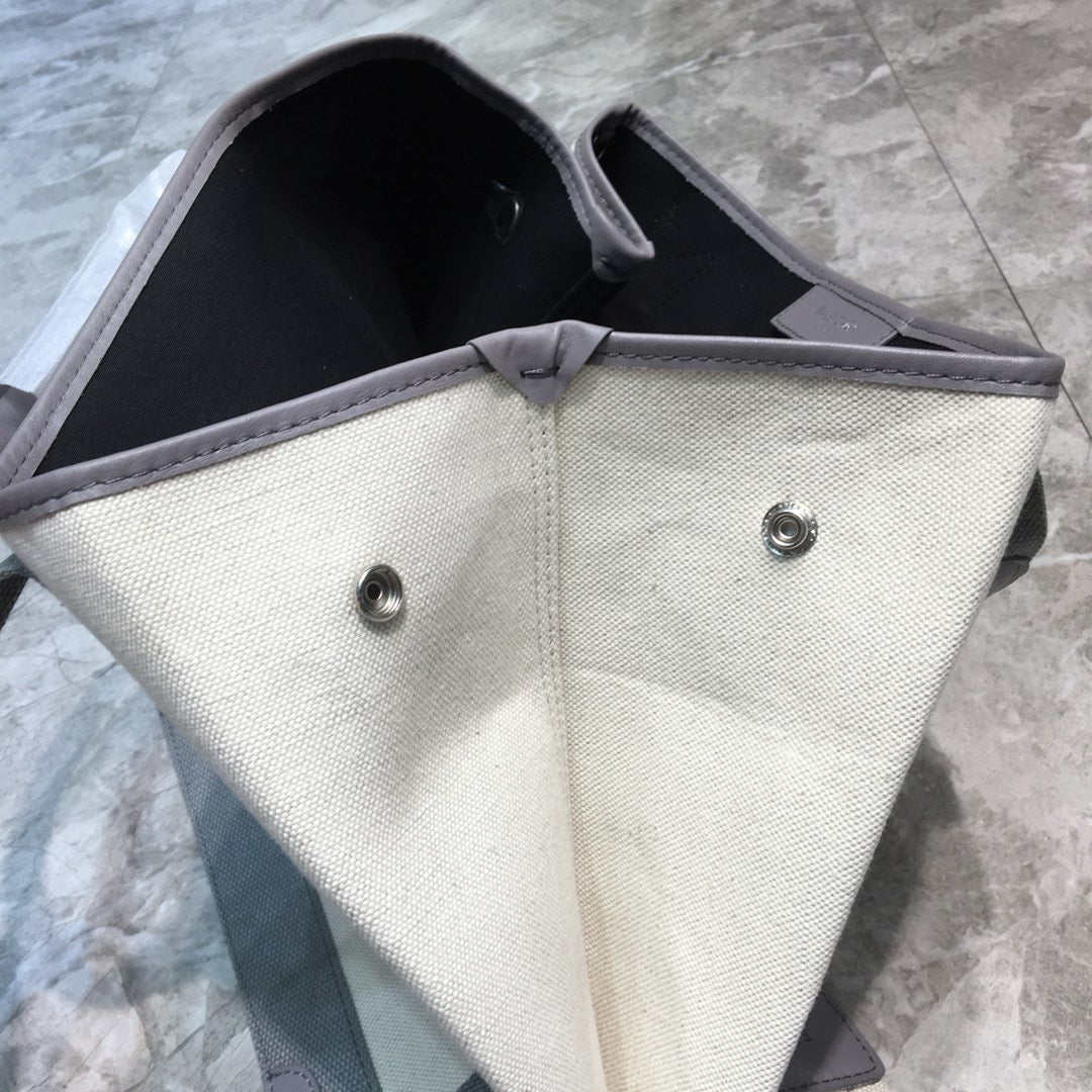 Balen Navy Medium Cabas Tote Bag In Gray, For Women, Bags 14.1in/36cm