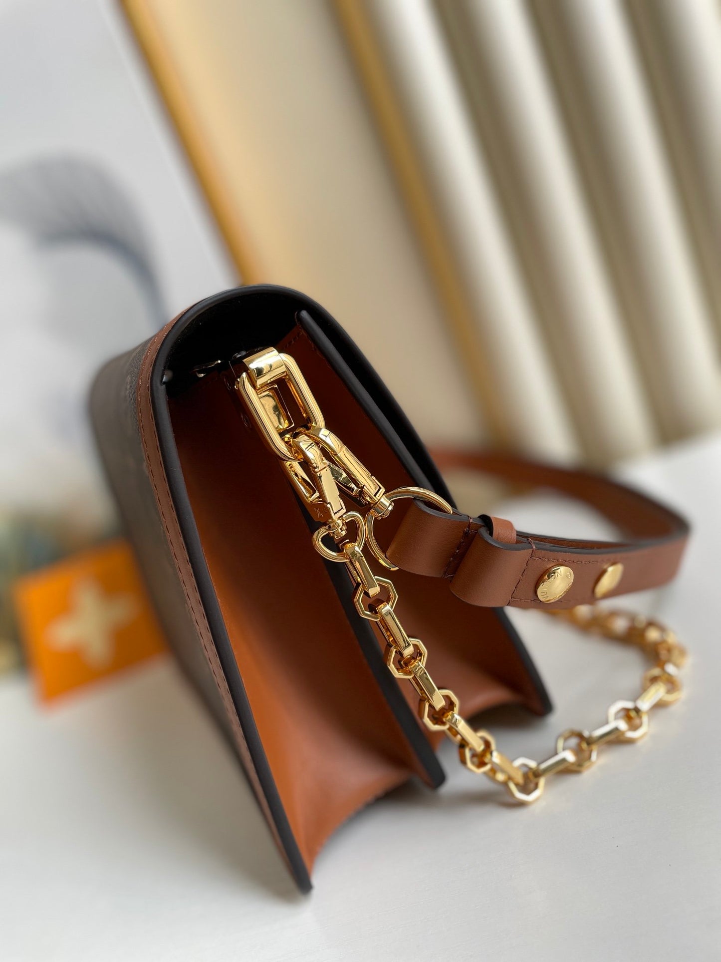 LV Dauphine MM Monogram And Monogram Reverse Canvas By Nicolas Ghesquière For The Cruise Collection, Shoulder Bags 25cm LV M45958