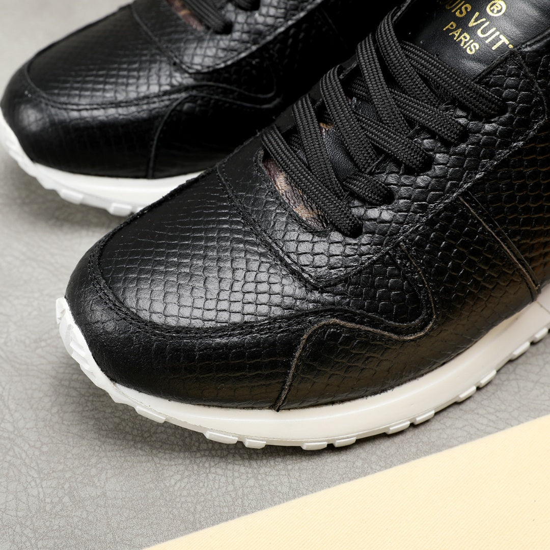 BL - LUV Run Away Low Top Black Brown Sneaker