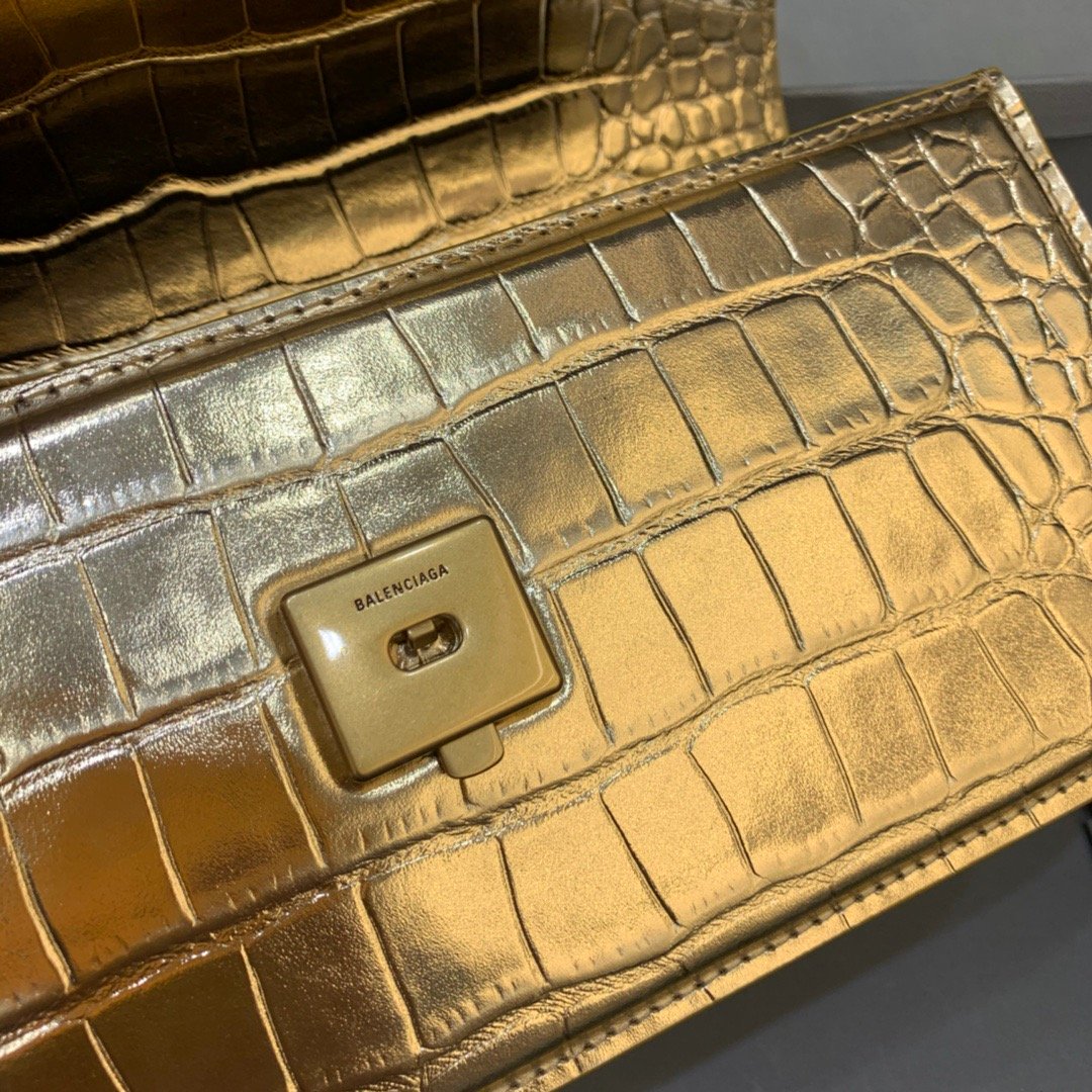 Balen Gossip Small Shoulder Bag Gold, For Women, Bags 9.1in/23cm