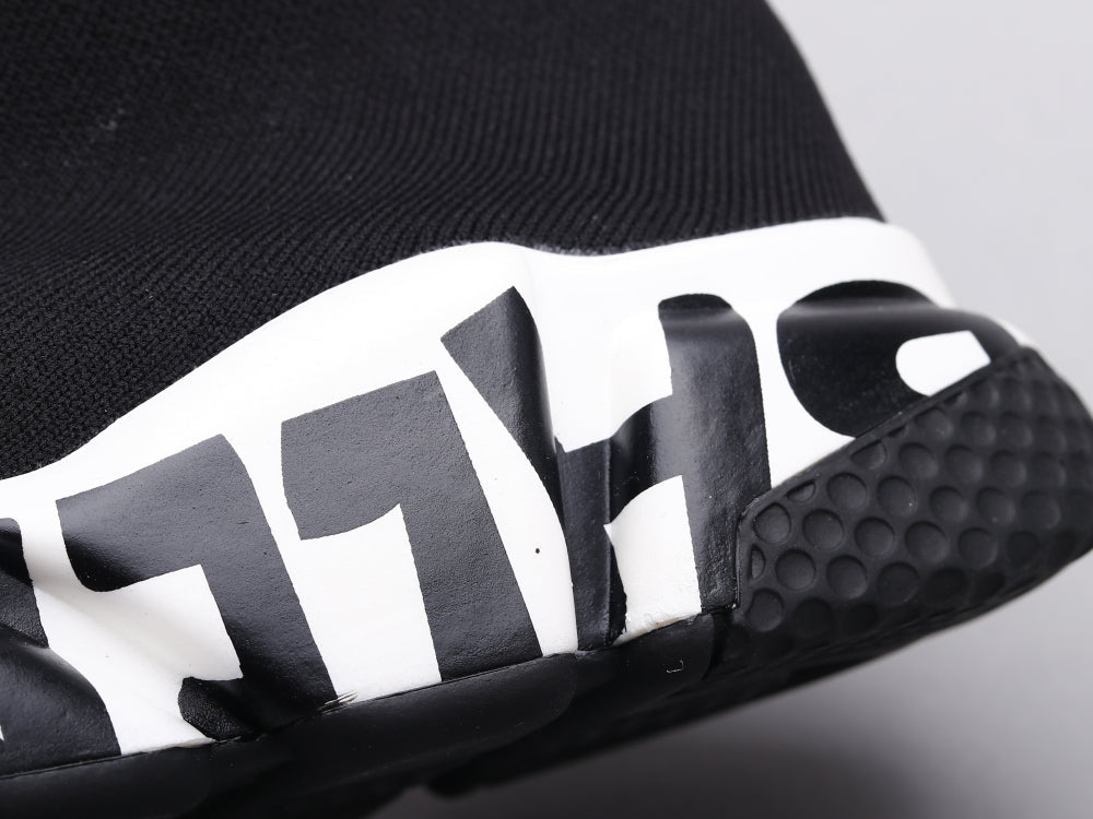 BL - Bla Socks Shoes Black and White Sneaker