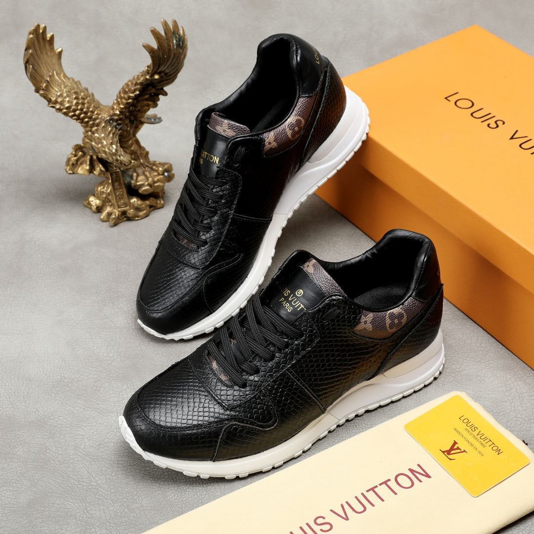 BL - LUV Run Away Low Top Black Brown Sneaker