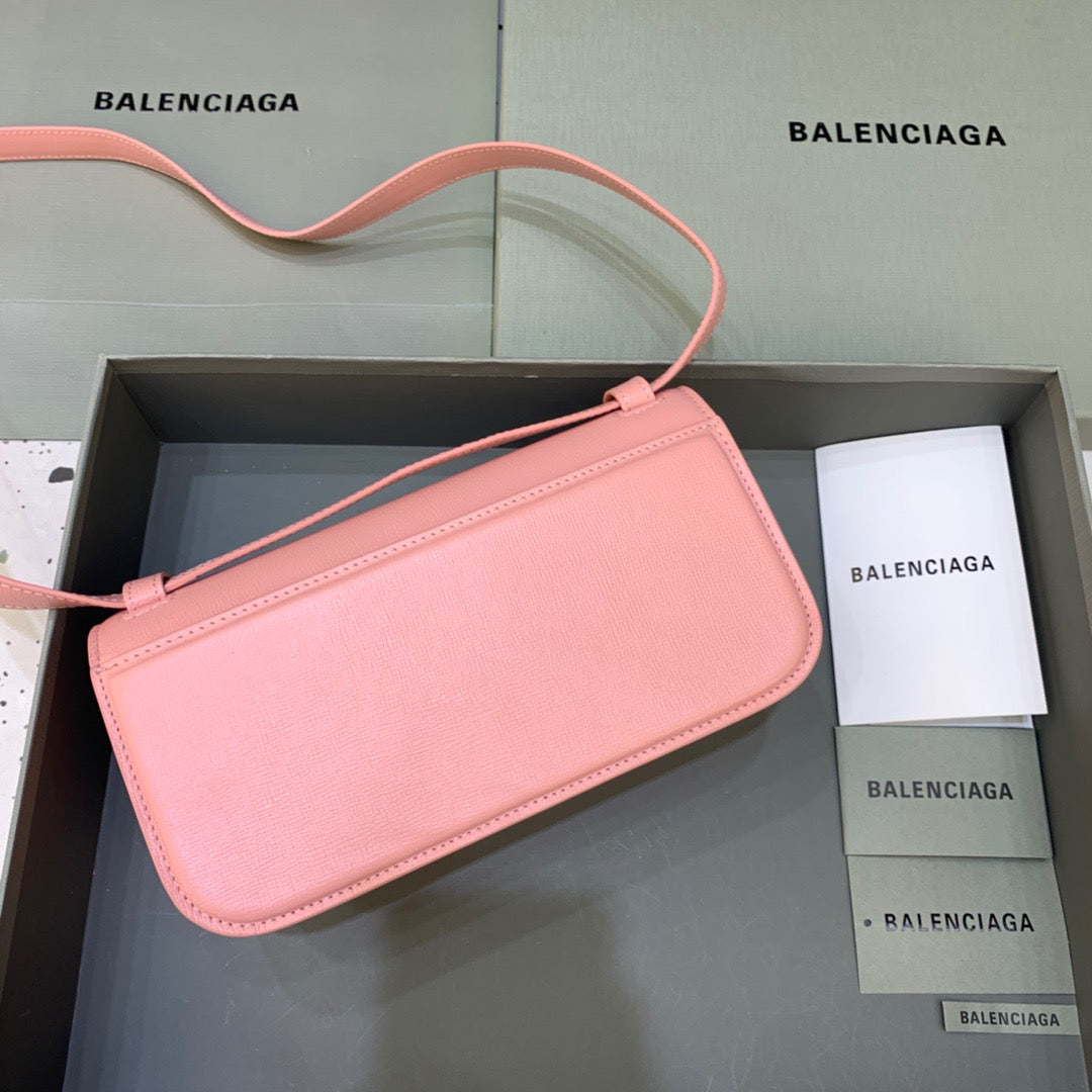 Balen Gossip Small Shoulder Bag Light Pink, For Women, Bags 9.1in/23cm