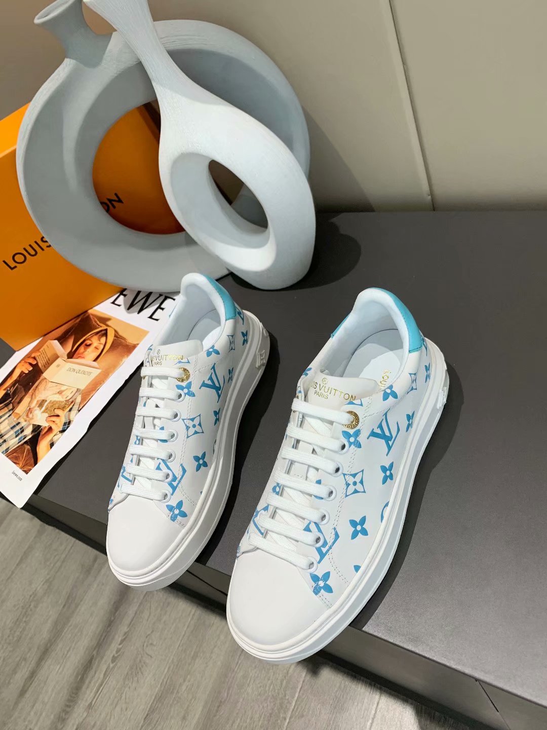 BL - LUV Casual Low Blue White Sneaker
