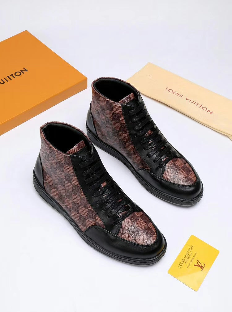 BL - LUV HIgh Top Brown Sneaker
