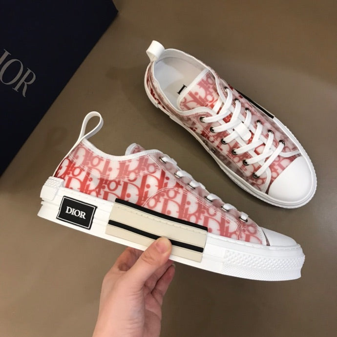 BL - DIR B23 Red Oblique LOW-TOP SNEAKER