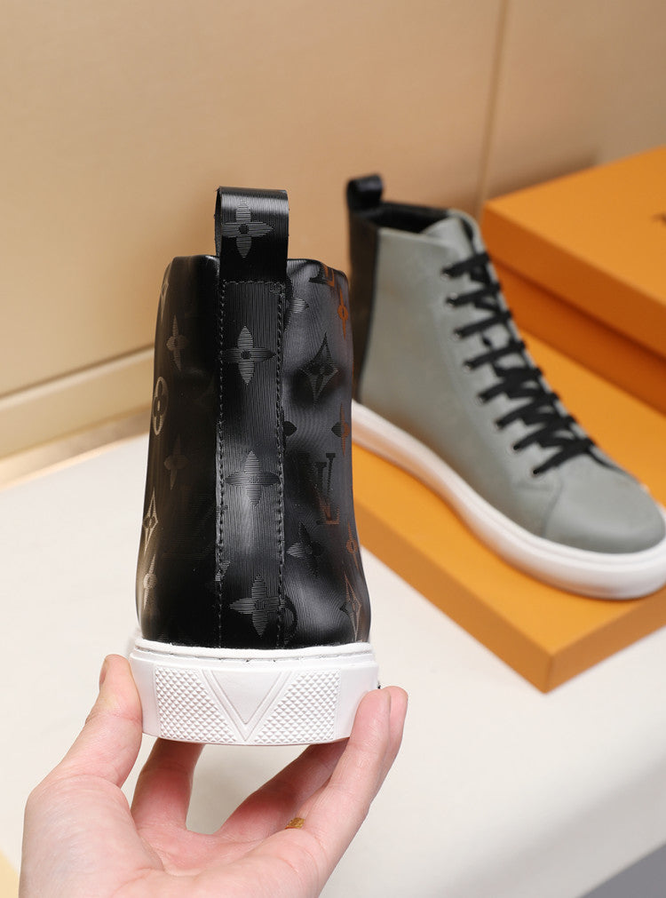 BL - LUV Stellar Trainer Boot Gray Black Sneaker