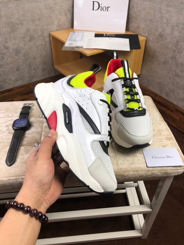 BL - DIR B22 White And Yellow Sneaker