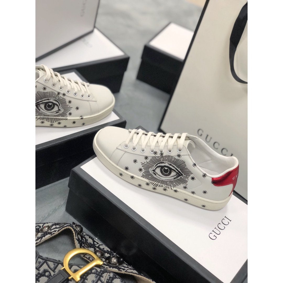BL-GCI Ace with Eyes White Sneaker 104
