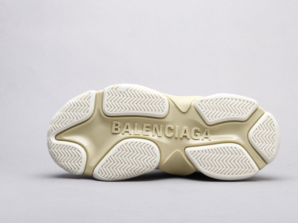 BL - Bla Triple S Pure White Sneaker