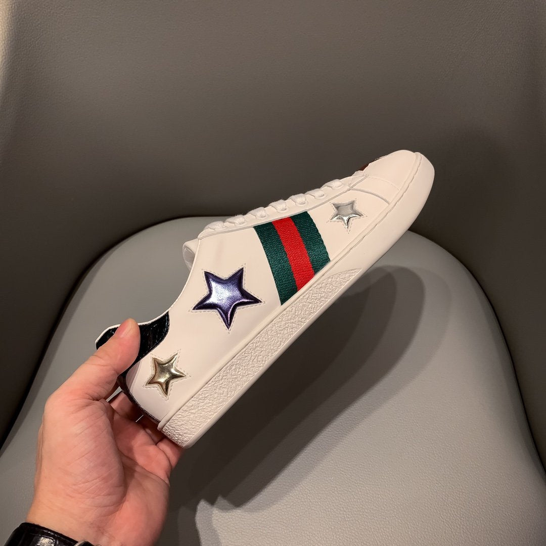 BL-GCI ACE LEATHER SNEAKER WITH STAR 109
