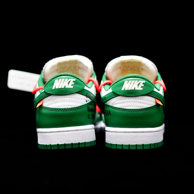 BL - OW x Dunk Low White Green